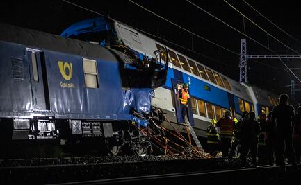 Más de 30 heridos tras choque de trenes en cercanias de Praga