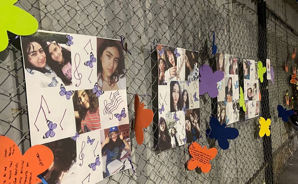 A dos años de la tragedia de las hermanas Esmeralda y Sofía afuera del Palacio de los Deportes, así luce el memorial. Foto: Juan Carlos Williams