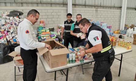 Sociedad de Durango aporta más de 10 toneladas de víveres para damnificados por "Otis"