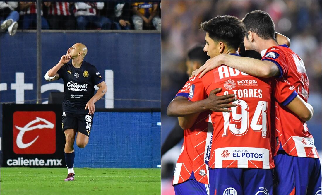 Chivas, el peor visitante de la Liga MX; perdieron ante San Luis pese al gol del Chicharito - Fotos: Imago7