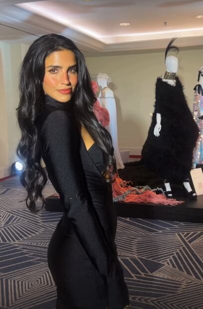 Bárbara de Regil acompañó a su esposo al concierto de Luis Miguel. Foto: Instagram