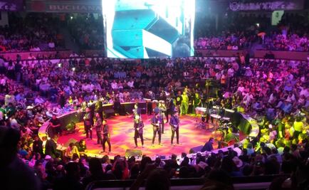 Baile y música con la Banda MS en la Feria de San Marcos