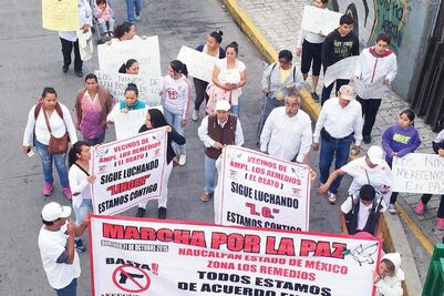 Por tercera vez, marchan para exigir seguridad en Satélite