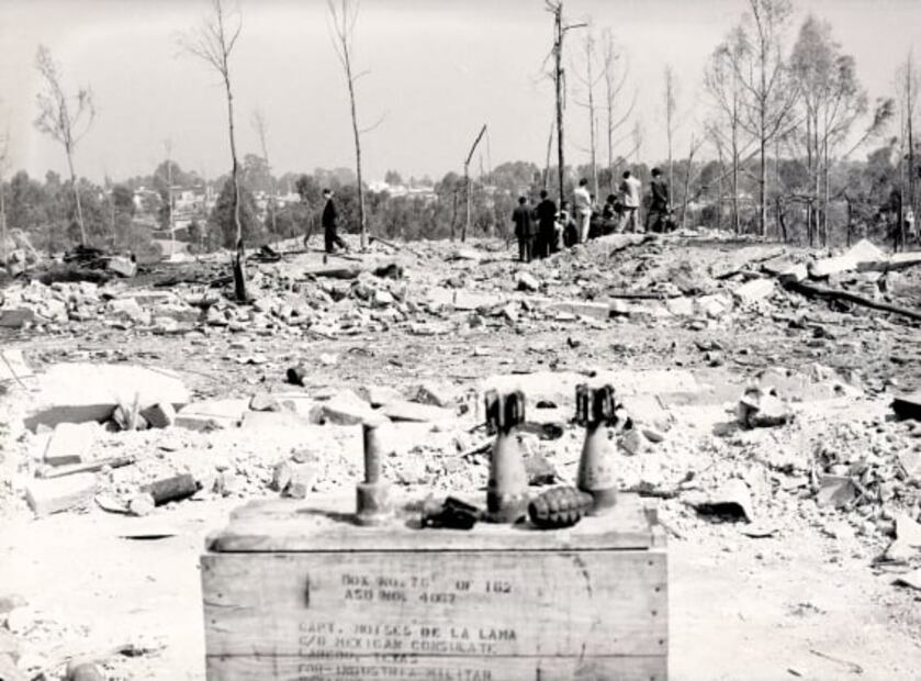 Una explosión de 20 mil granadas alarmó a los capitalinos en 1952