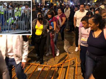 Los Fabulosos Cadillacs: Fans sobreviven a desmayos, derribo de vallas y lluvia en Zócalo capitalino
