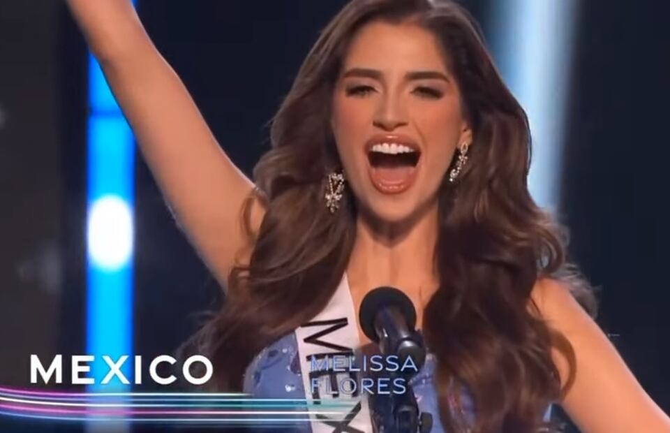 Melissa Flores, Miss México. Captura vía Youtube.