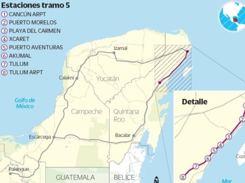 Cuevas y cenotes, en riesgo de colapso por nueva ruta de Tren Maya