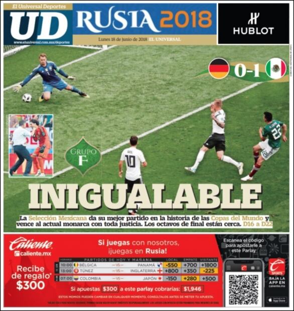 El Universal Deportes plasma los goles de Hirving Lozano en sus partidos debut