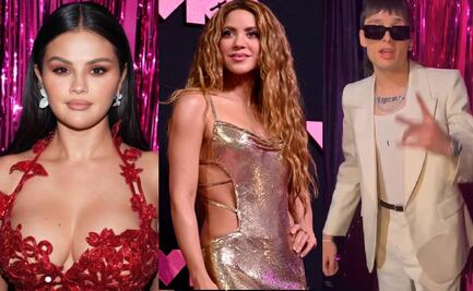 Selena Gomez, Shakira, Peso Pluma y Taylor Swift, algunas de las celebridades que desfilaron por la alfombra rosa de los VMA