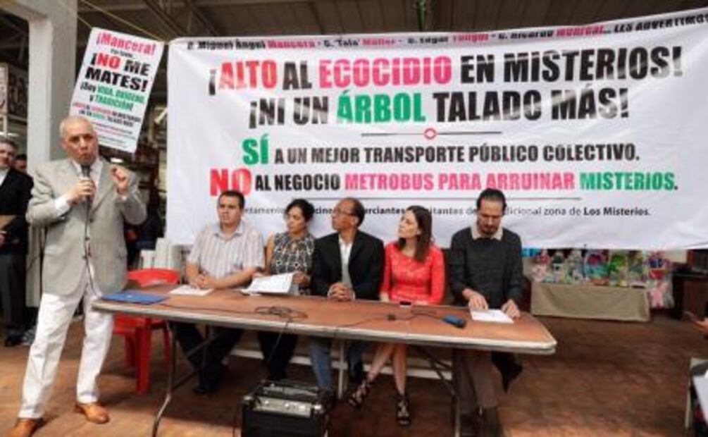 Alistan más amparos y marcha contra Línea 7 del Metrobús