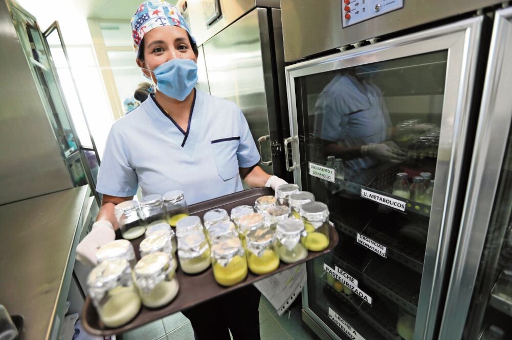 El alimento está libre de bacterias o enfermedades y lleva un proceso de selección de donantes con criterios rigurosos. Foto: JORGE ALVARADO. EL UNIVERSAL