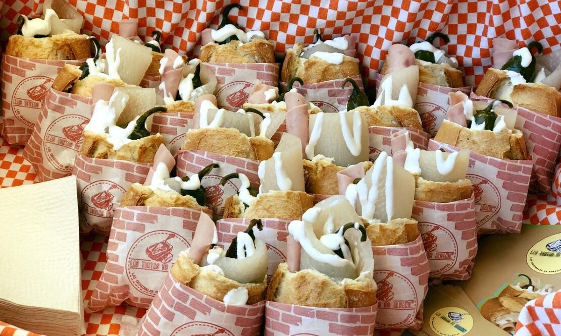 Las tortas de albañil son una tradición en Aguascalientes. Foto: Las Tortas de Albañil