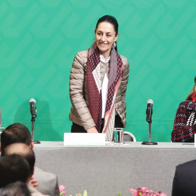 Refuerzos. Claudia Sheinbaum informó que la mesa de inteligencia del Gobierno se va a reforzar con la Marina y el Ejército. Foto: ARIEL OJEDA. EL UNIVERSAL
