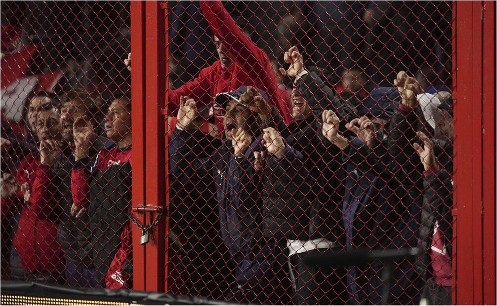 Violencia en el Independiente vs U de Chile. FOTO: AGENCIAS