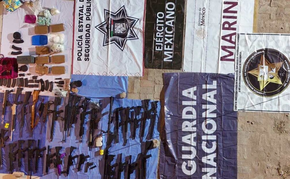 En San Luis Río Colorado, operaba la célula delictiva dedicada al narcotráfico y contrabando de armas
Foto: Especial.