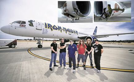 Gira de Iron Maiden continúa tras accidente de su avión