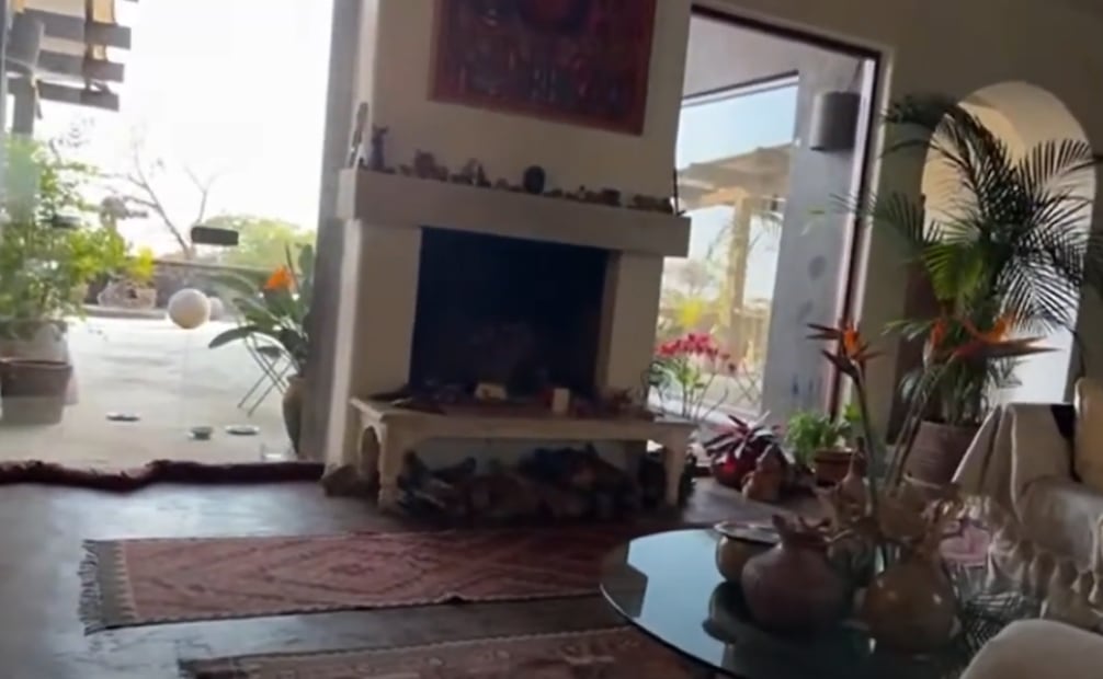 Casa del presidente del Senado, Gerardo Fernández Noroña, en Tepoztlán. Foto: Captura de pantalla.