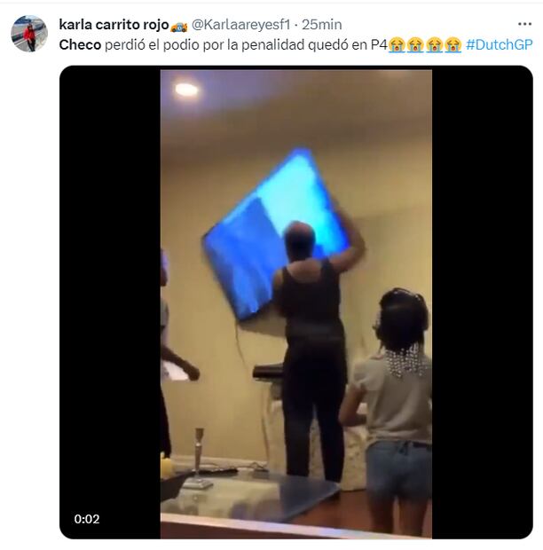 Los mejores memes del cuarto lugar de Checo Pérez en el GP de Países Bajos