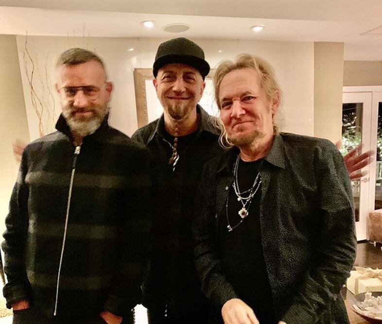 Miembros de Tool, Iron Maiden y System of a Down no dejaron pasar la ocasión para tocar juntos. Foto: Captura Instagram