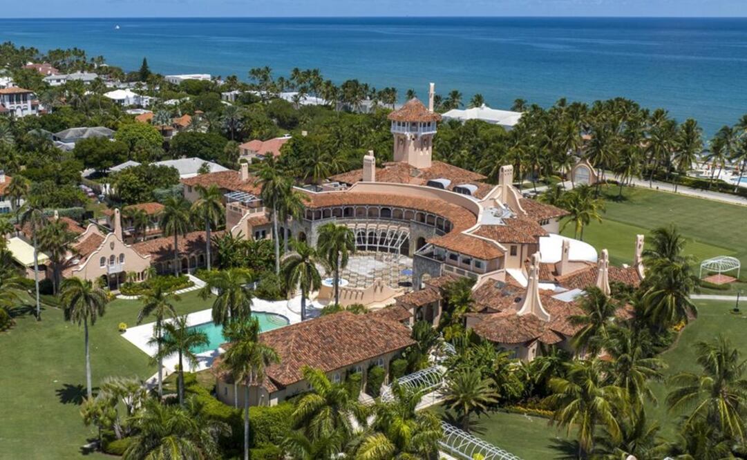 Vista aérea del club Mar-a-Lago del expresidente Donald Trump. Foto: AP
