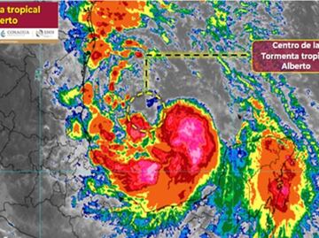 Se forma la tormenta tropical “Alberto”; prevén su ingreso a tierra en las próximas horas