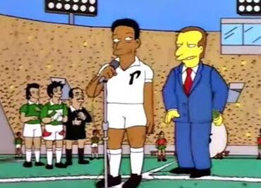 Pelé y su polémica aparición en un capítulo de Los Simpson