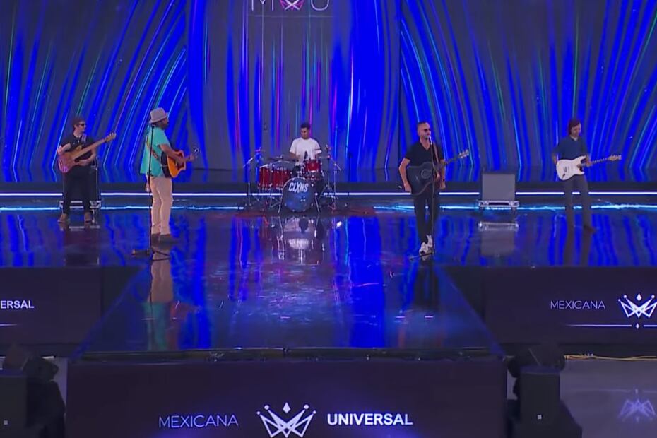 Los Claxons en Mexicana Universal. Captura.