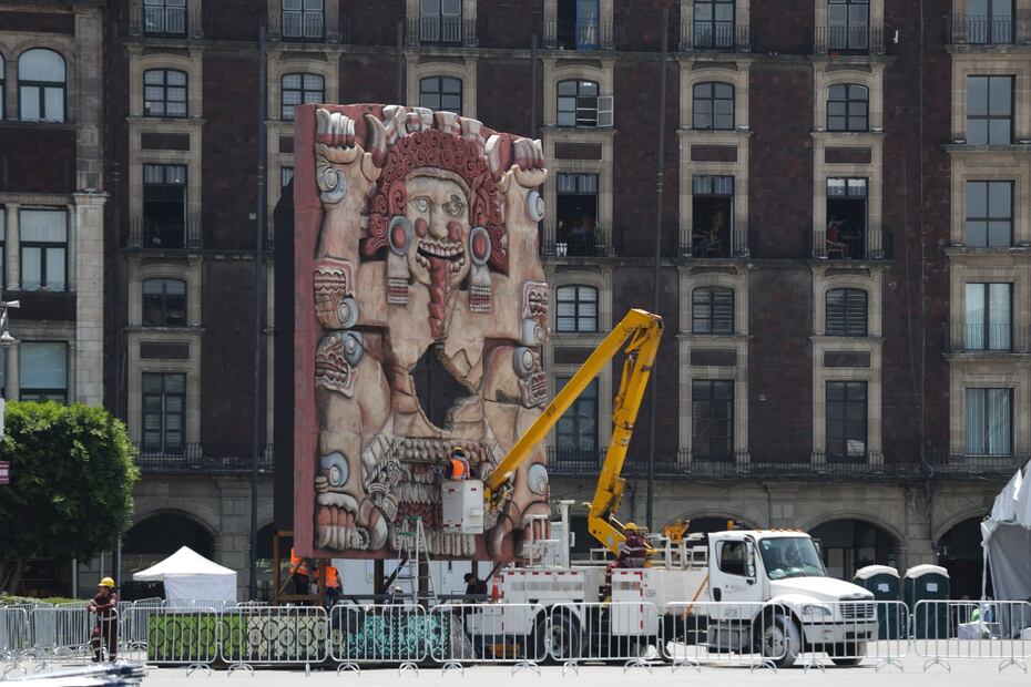Tenochtitlán de vuelta al Zócalo de la CDMX. Foto: Carlos Mejía