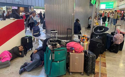 "Nadie sabía qué hacer": el calvario de los pasajeros del AICM tras el fallo informático de Microsoft