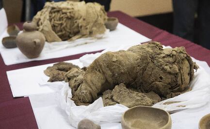 Descubren y presentan momias precolombinas de niños sacrificados en Perú