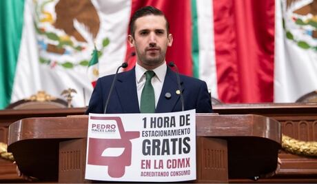 Diputado de Morena propone una hora gratis de estacionamiento en CDMX; busca reformar la Ley de Establecimientos Mercantiles