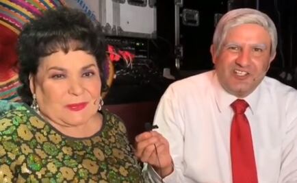 Carmen Salinas presume sketch con imitador de AMLO 