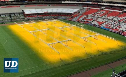 Así trabajan en el Estadio Azteca para quedar bien con la NFL