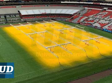 Así trabajan en el Estadio Azteca para quedar bien con la NFL