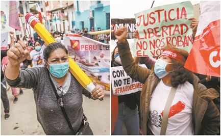 Castillo sigue adelante en el escrutinio en Perú