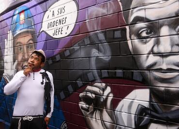 ¡Quiubo, chato!; inauguran mural en honor a Cantinflas en la vecindad donde creció