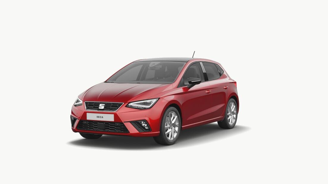 El SEAT Ibiza 2024 más caro es el FR. Foto: SEAT México