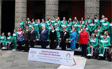 AMLO realiza abanderamiento de la Delegación Mexicana para los Juegos Paralímpicos de Paris 2024