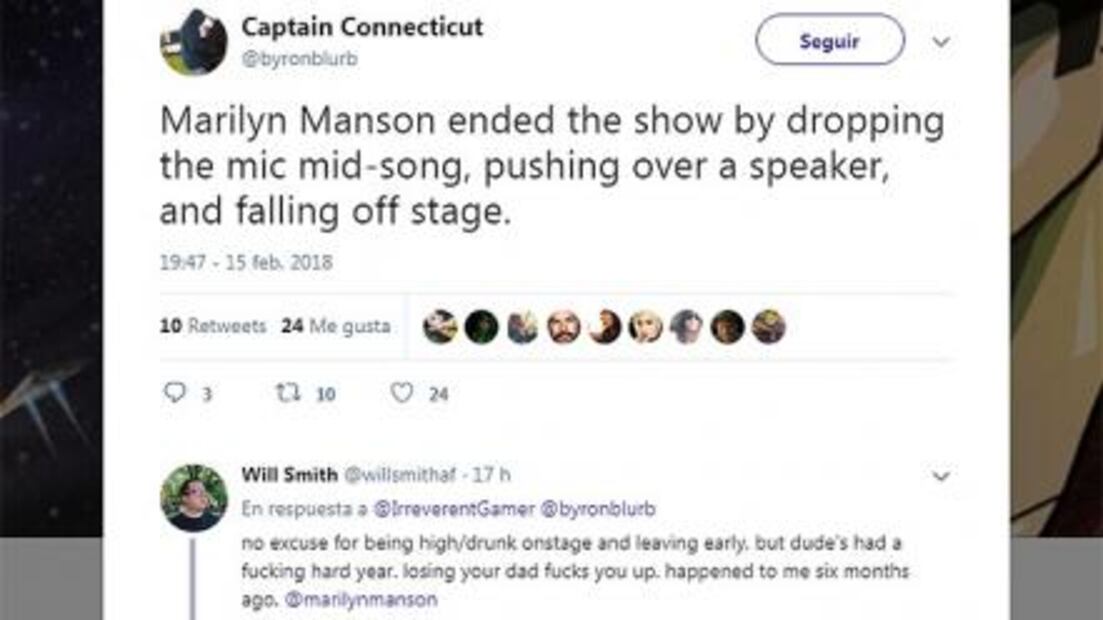 Marilyn Manson protagoniza bochornoso regreso a los escenarios
