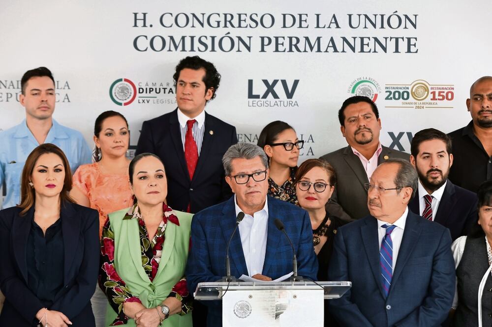 Ricardo Monreal dijo que los mercados financieros no deben estar nerviosos con esta reforma. Foto: Berenice Fregoso | El Universal