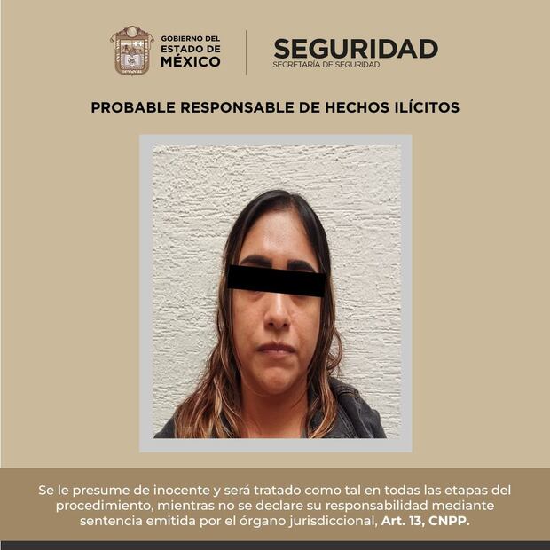 La mujer fue identificada como Leidy “N”, de 32 años de edad, quien habría perpetrado el delito de violación con la agravante de haberse cometido en contra de una menor de edad. (Foto: especial)