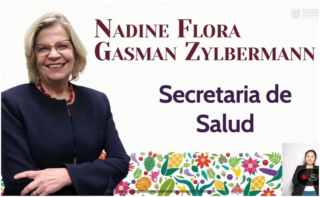 Nadine Flora Gasman Zylbermann, próxima secretaria de Salud. Foto: Especial