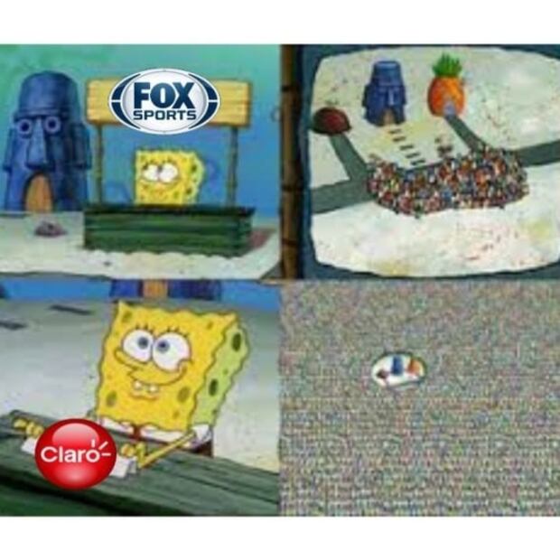 Fox Sports tiró la transmisión a Claro y los memes no faltaron