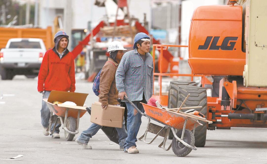 De acuerdo con datos del IMSS, el sector con mayor generación de plazas de trabajo en agosto fue el de la construcción, con 9 mil 144. Foto: Archivo. El Universal