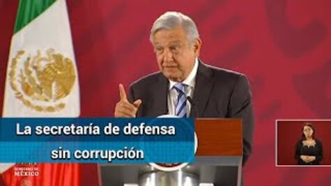 AMLO: SEDENA institución menos corrupta