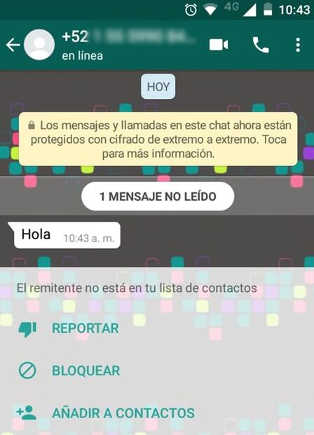 Cómo evitar que te moleste tu vecino de número en WhatsApp