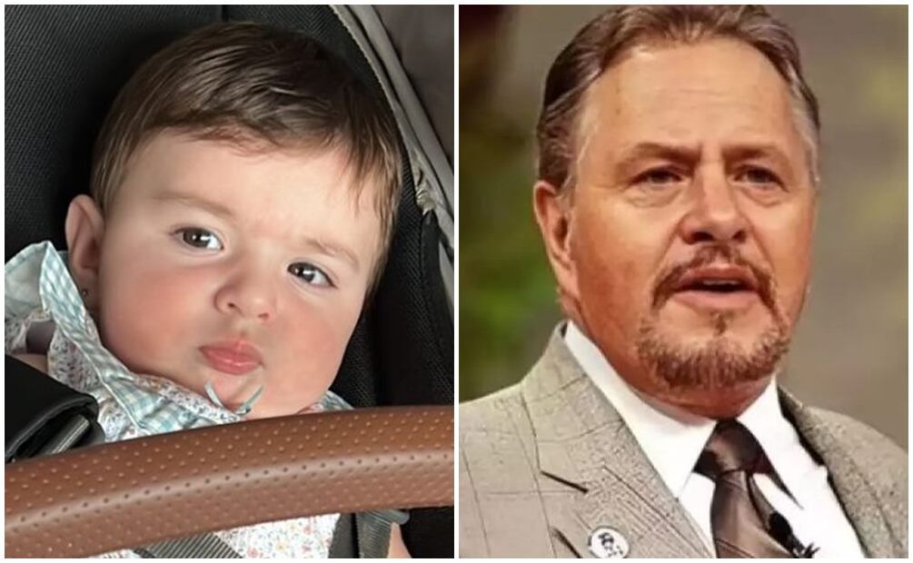 Victoria y el parecido físico con su abuelo, el conductor Paco Stanley.