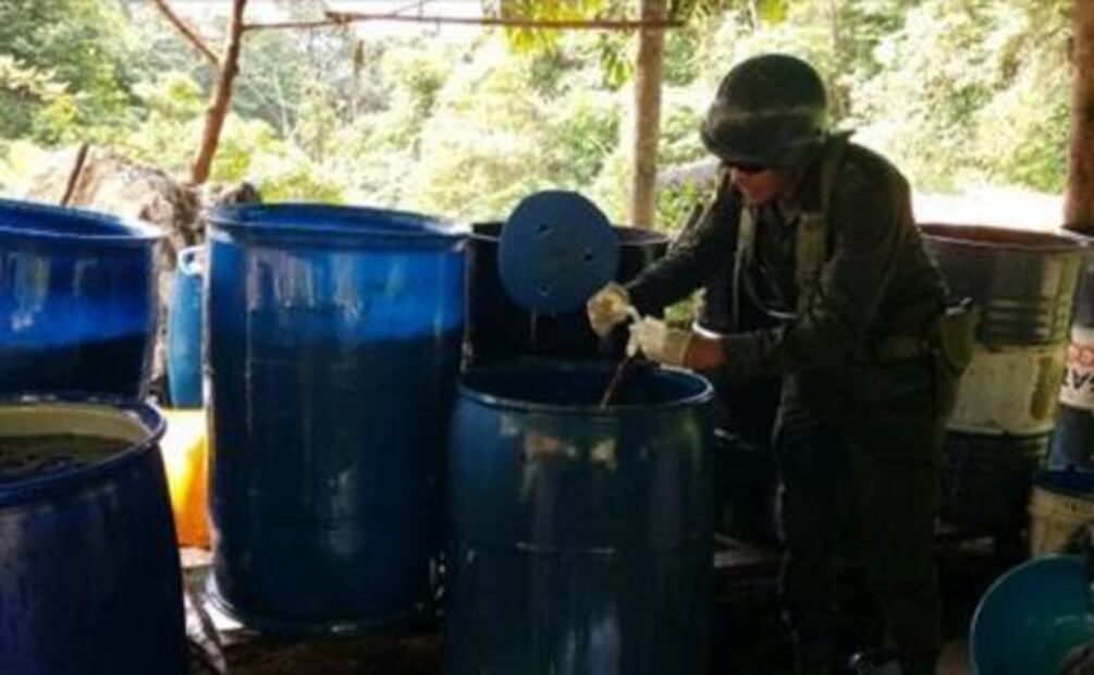 Desarticulan laboratorios de cocaína de guerrilla ELN en Colombia