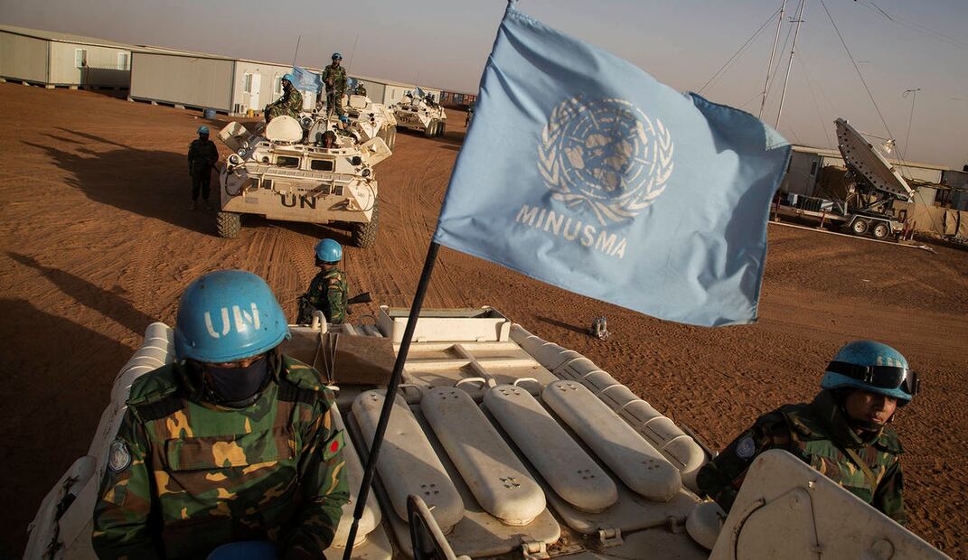 La ONU colabora con cuerpos de seguridad para mantener la paz. Foto: ONU