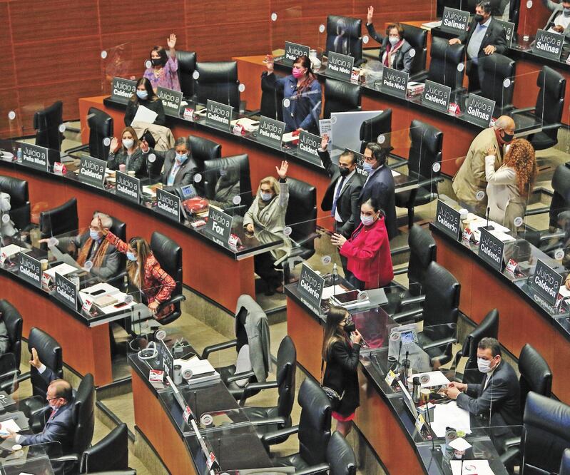 El Senado pudo sesionar el día de ayer, luego de que el martes todos los accesos fueran bloqueados por manifestantes. ARCHIVO EL UNIVERSAL